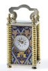 A decorative miniature carriage clock, Melik Watch Co., Suisse, c. 1920.
